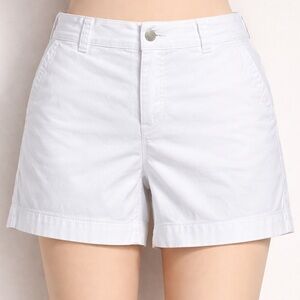 Vineyard Vines Shorts Womens 10 White Chino Classic Whale Preppy Beach Resort